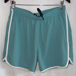 Rabbit green and white shorts for men, size L